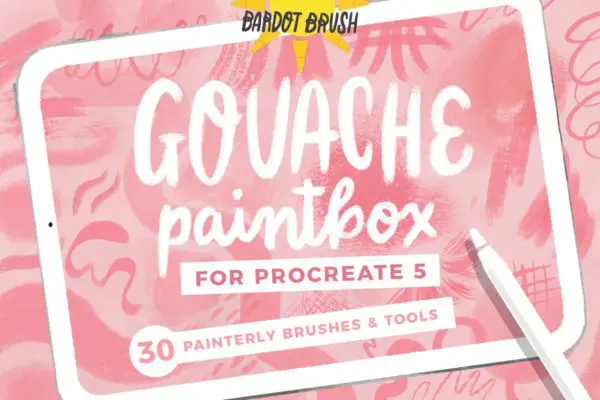 Gouache Paintbox for Procreate 5