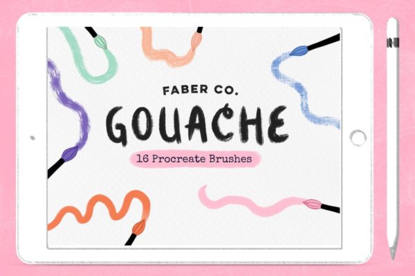 Gouache Procreate Brushes