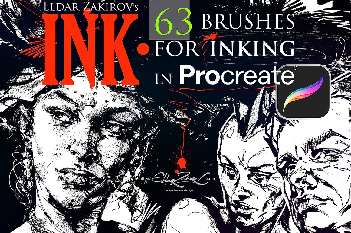 Best Ink Brushes for Procreate in 2022