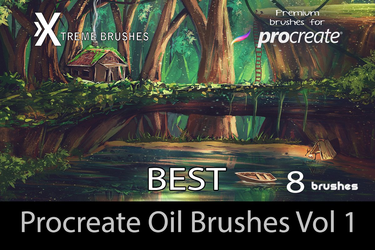 best oil brushes for procreate free