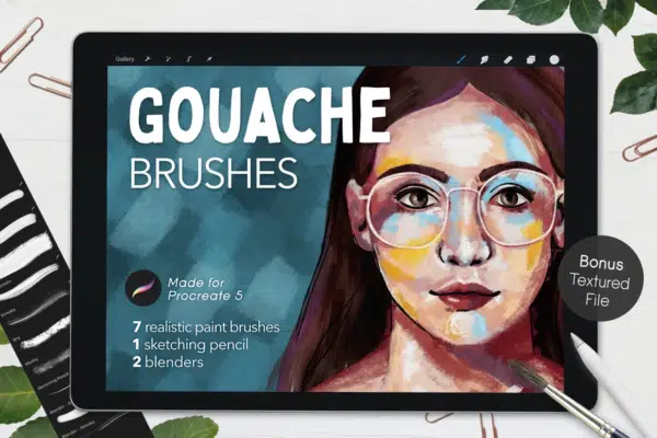 Gouache Brushes for Procreate – The Creative Bix
