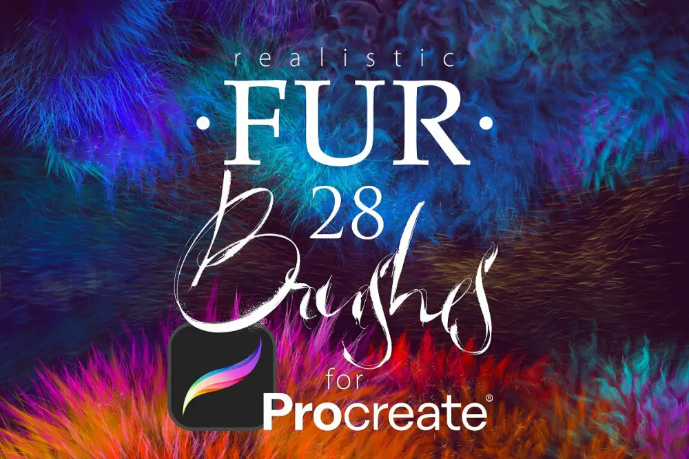 20+ Best Procreate Hair & Fur Brushes
