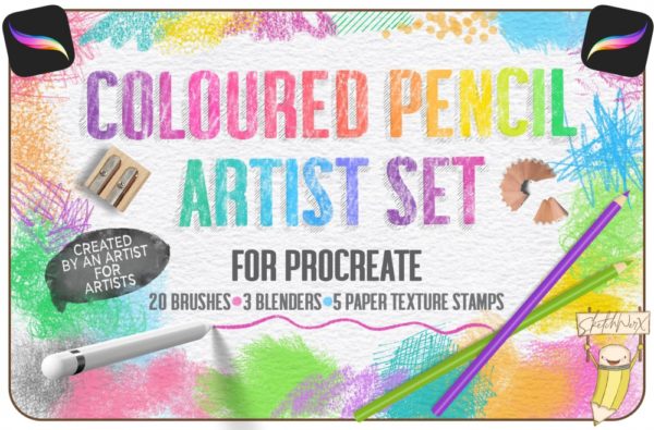 Coloured Pencil Artist Set – For Procreate