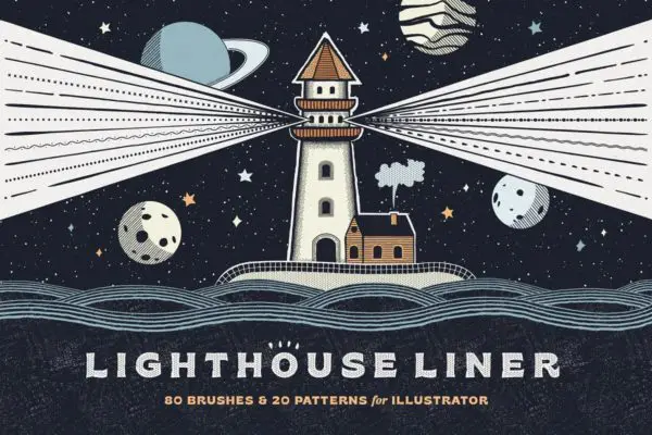 Liner Illustrator Brushes