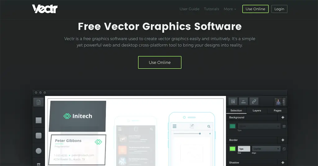 Vectr design tool