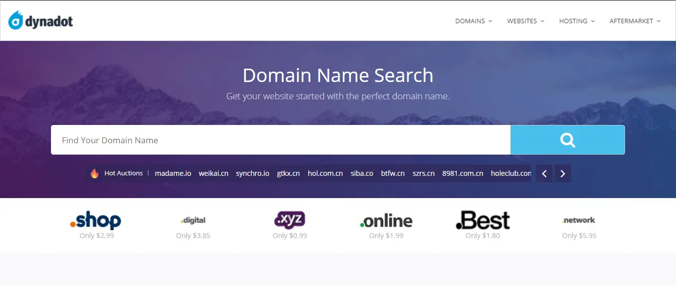Dynadot domain registrar