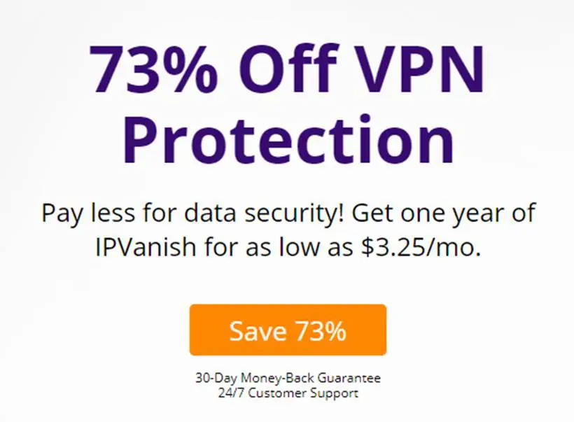 IPVanish discount offer