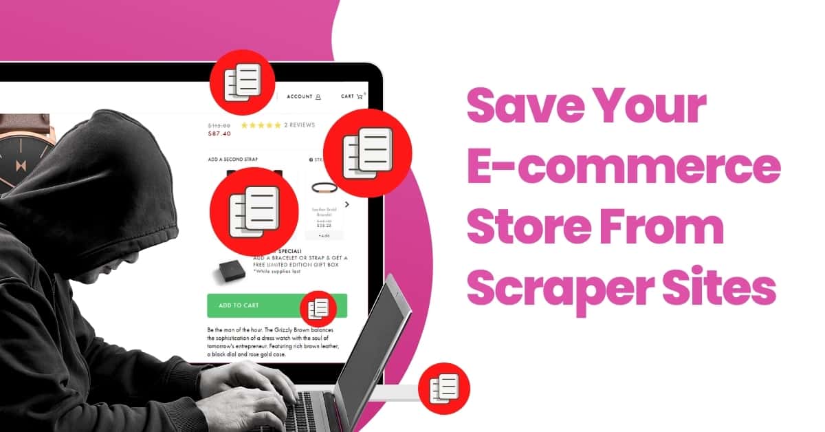 Guarde su tienda de comercio electrónico de los sitios de Scraper