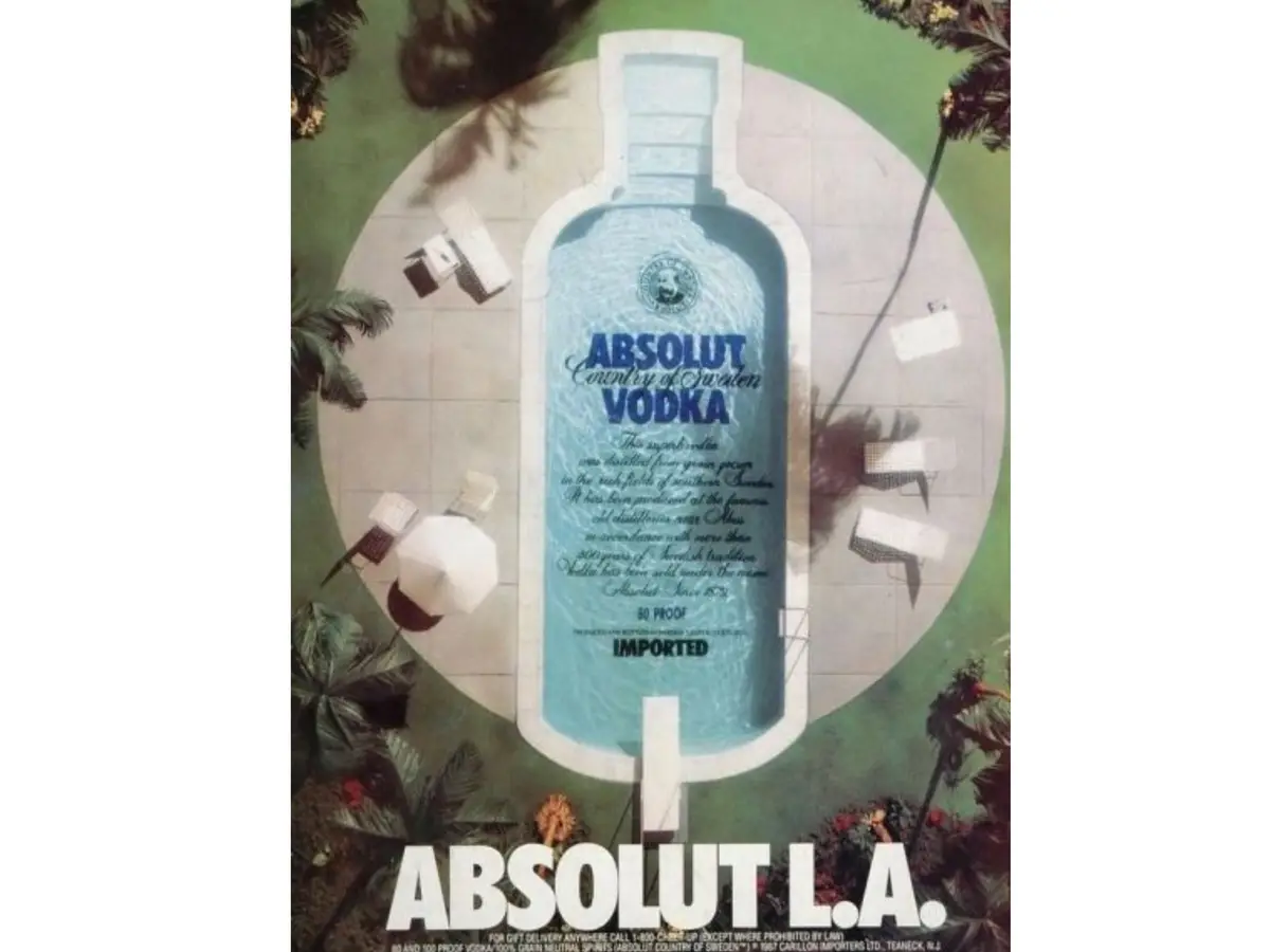 Absolut L.A. vodka ad