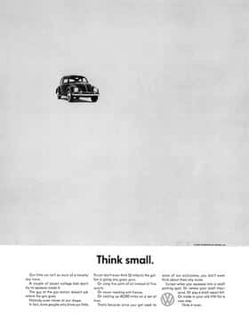Volkswagen Think Small Campaign