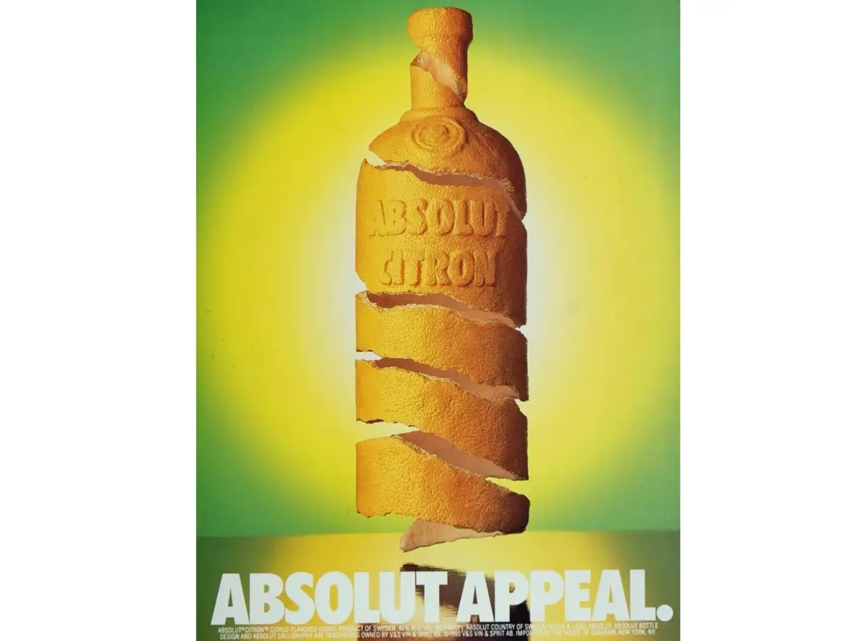 Absolut Appeal vodka ad