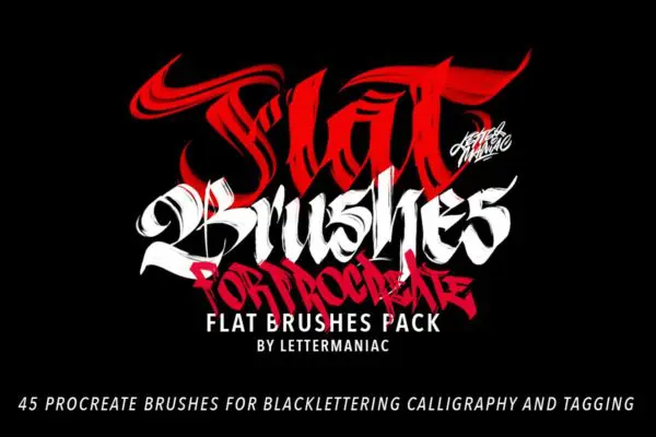 Blackletter Brushes for Procreate