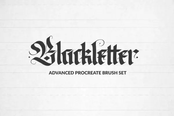 Blackletter Procreate Brushes