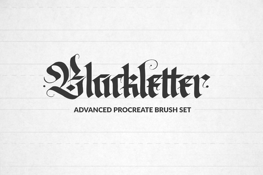 blackletter brush procreate free