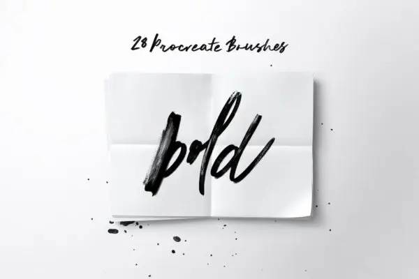 Bold Calligraphy for Procreate