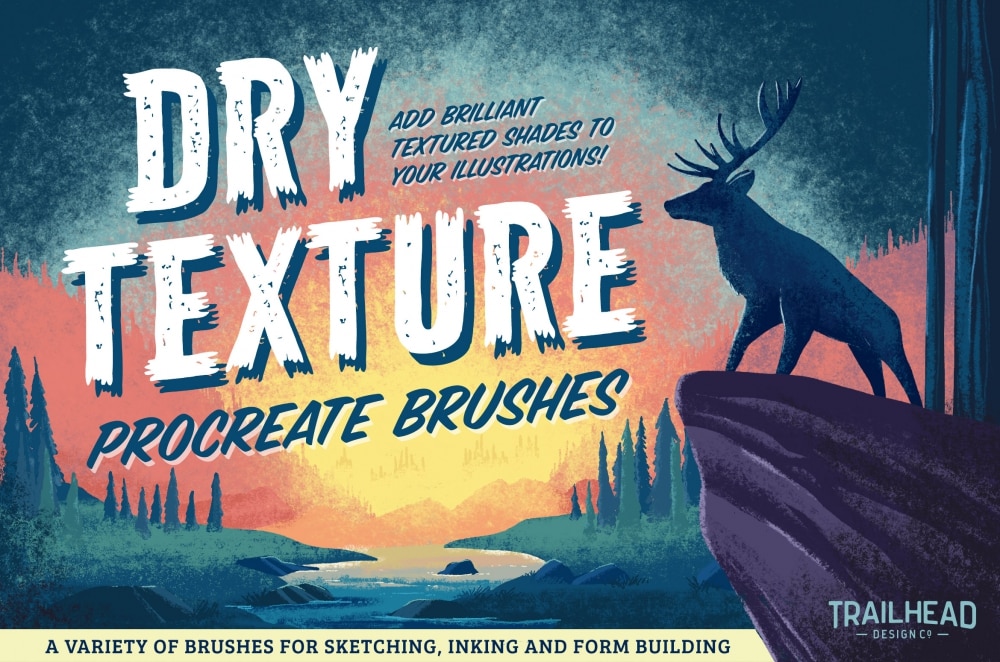procreate texture brushes free