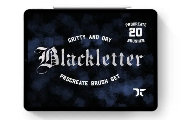Gothic Blackletter Procreate Brushes