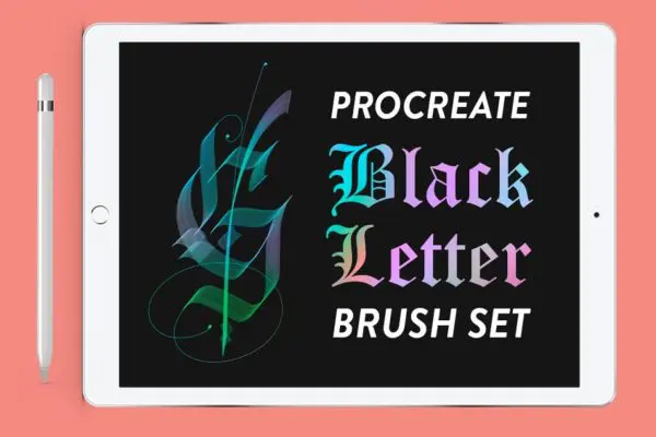 Procreate - Blackletter Brush Set