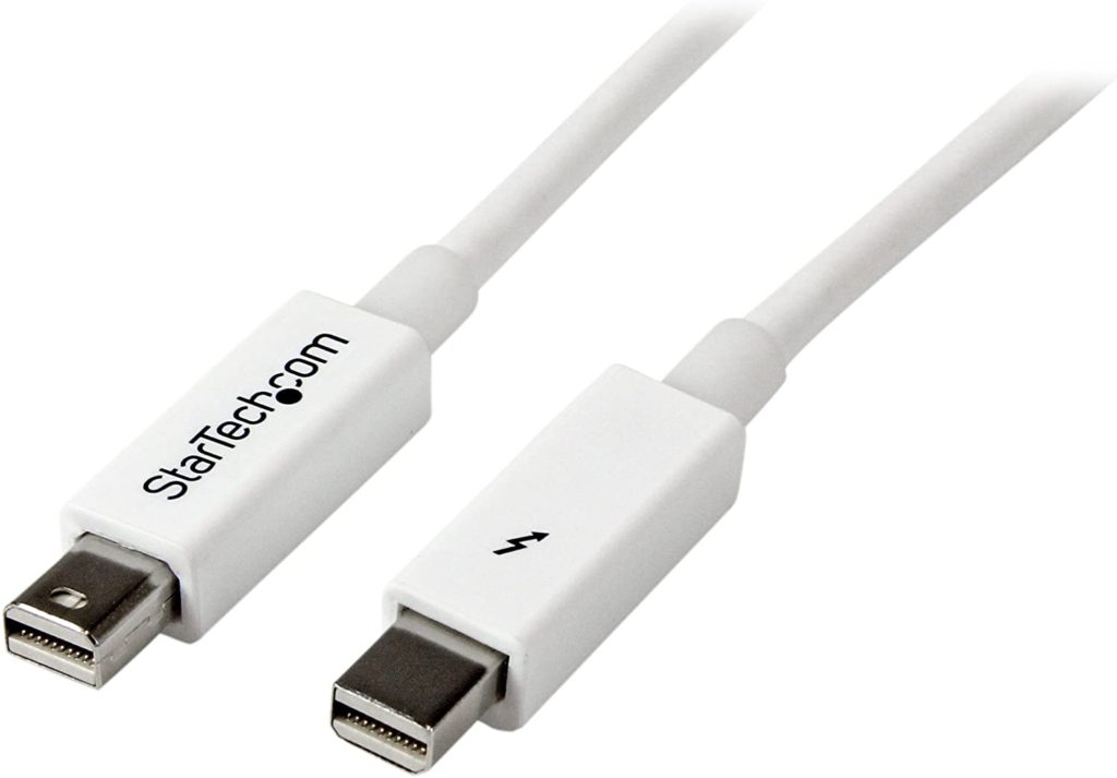 Conector Lightning blanco corto de 8 pines de Apple a cable USB
