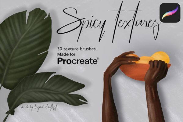 Spicy Textures Set for Procreate
