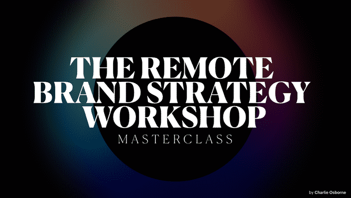 Remote brand strategy workshop masterclass 