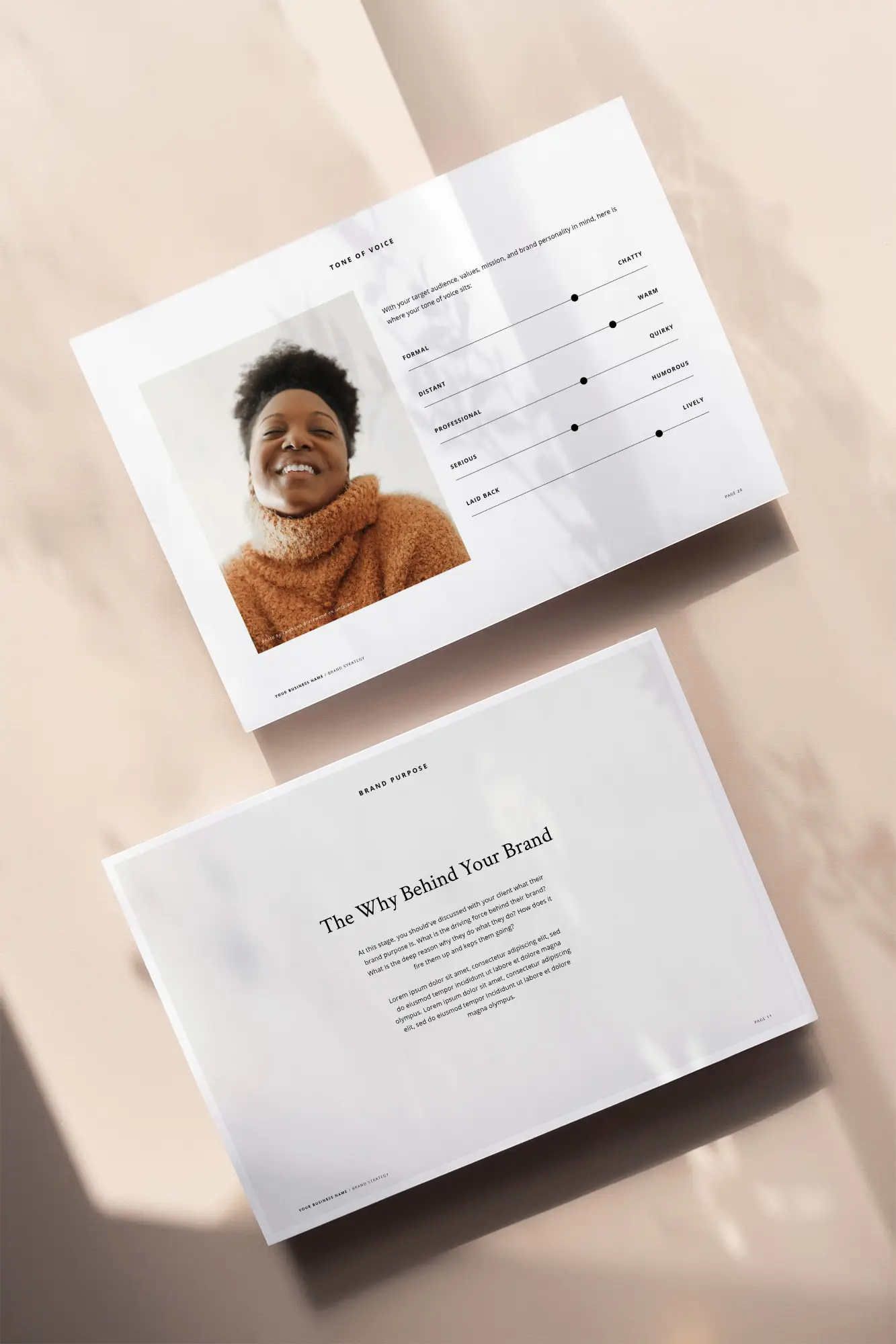Professional Design Business Template - Brand Strategy