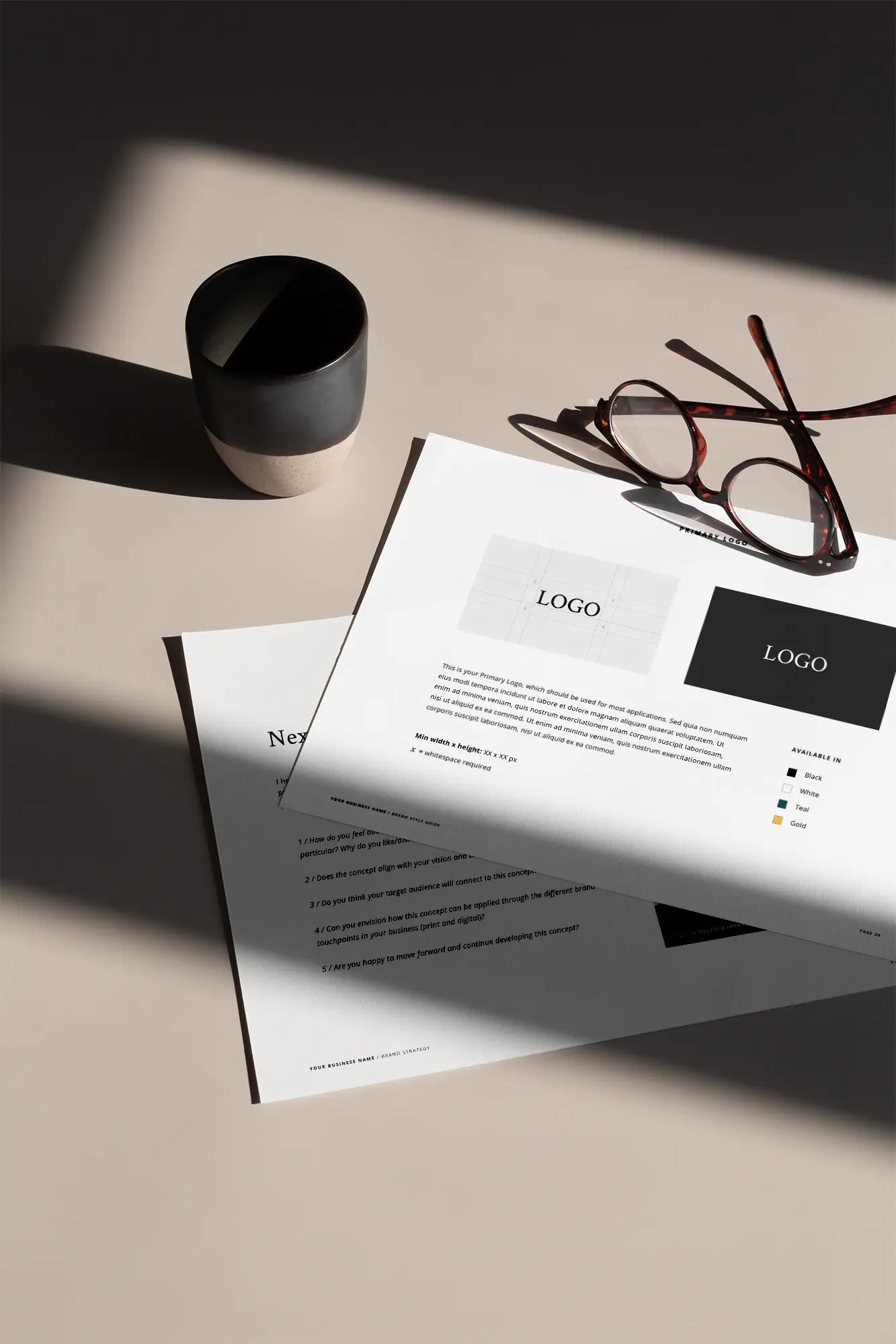 Professional Design Business Template - Brand Style Guide