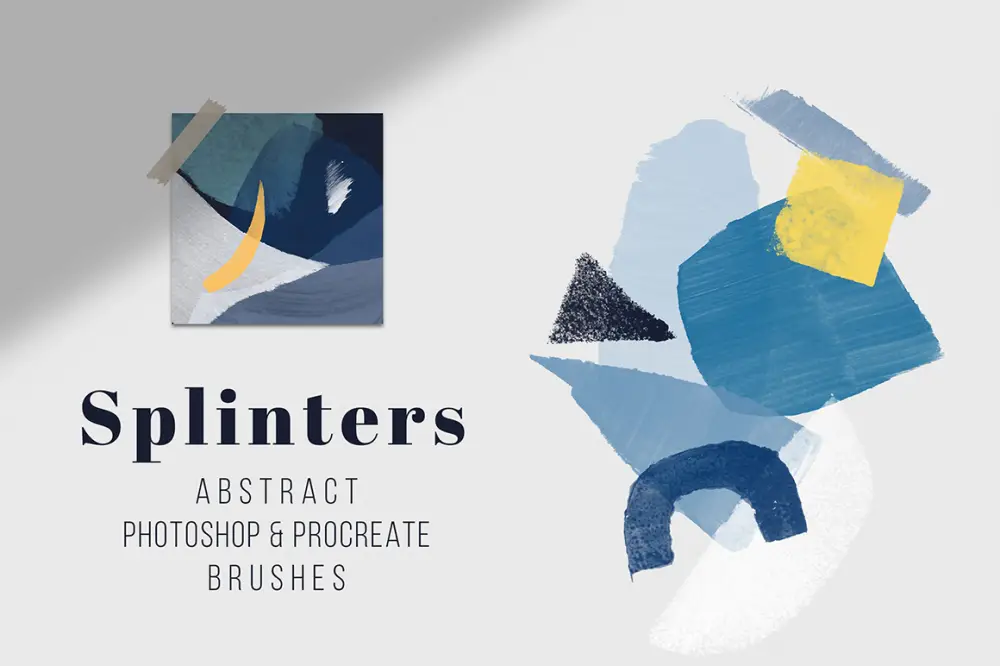 Splinters — Photoshop and Procreate Stamp Brushes