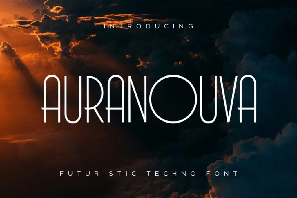 Auranouva Techno Font