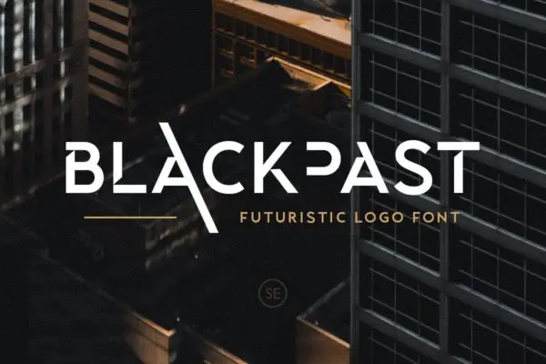 Blackpast Futuristic Logo Font