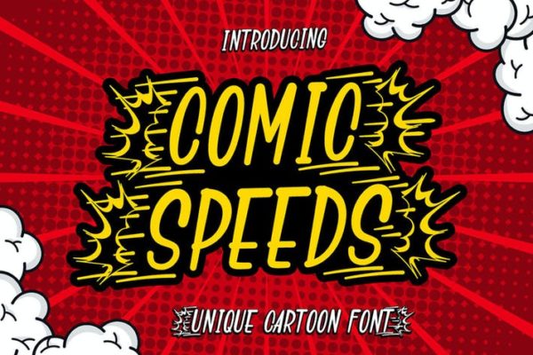 Comic Speeds - Cartoon Screen Font