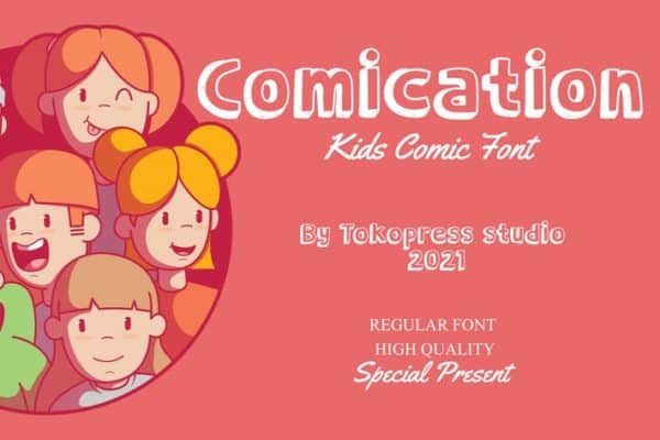 Comication - Cute Typeface for Kids