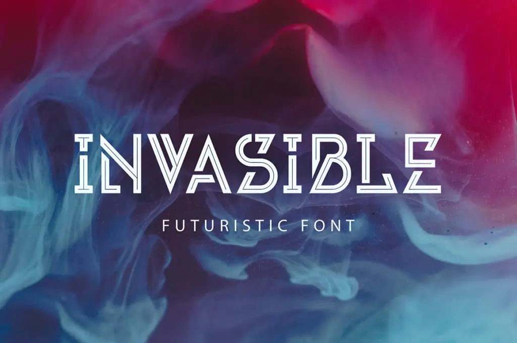 Invasible Modern Typeface- Best Sci-Fi fonts