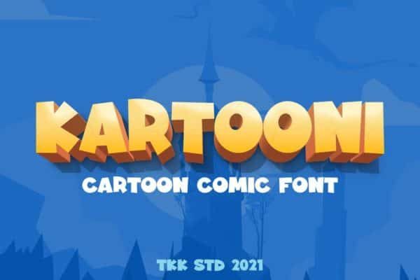 Kartooni - Cartoon Comic Font