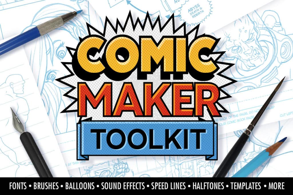 Manga Comic Book Maker Toolkit - anime brushes