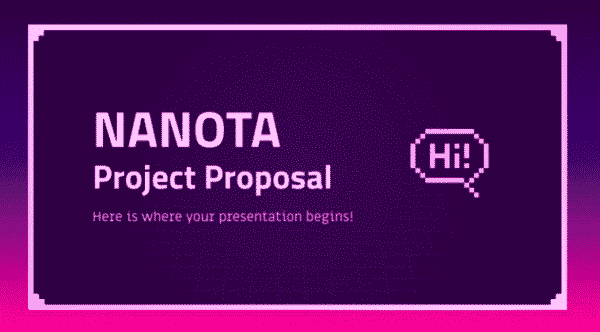 Nanota Project Proposal