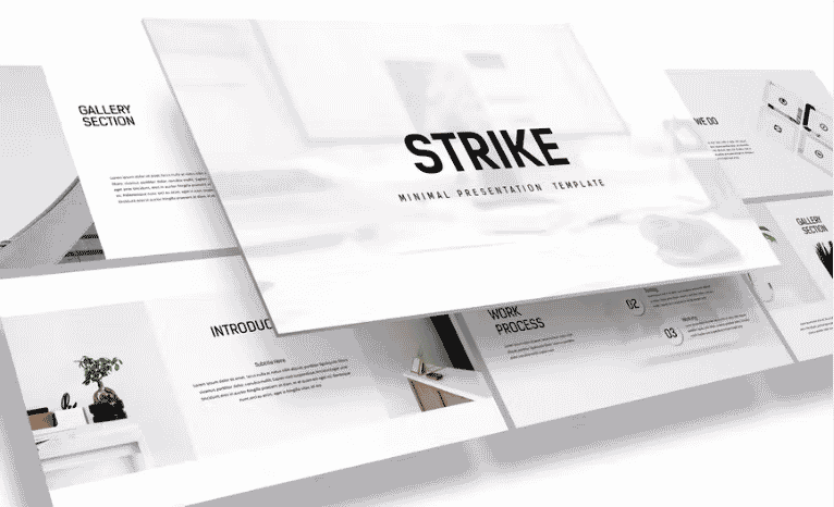 Strike - Minimal PowerPoint Template