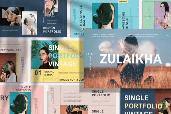 ZULAIKHA - Modern Fashion PowerPoint Template