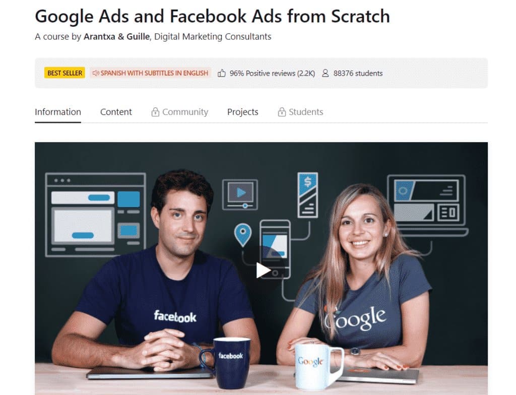 Google Ads and Facebook Ads from Scratch