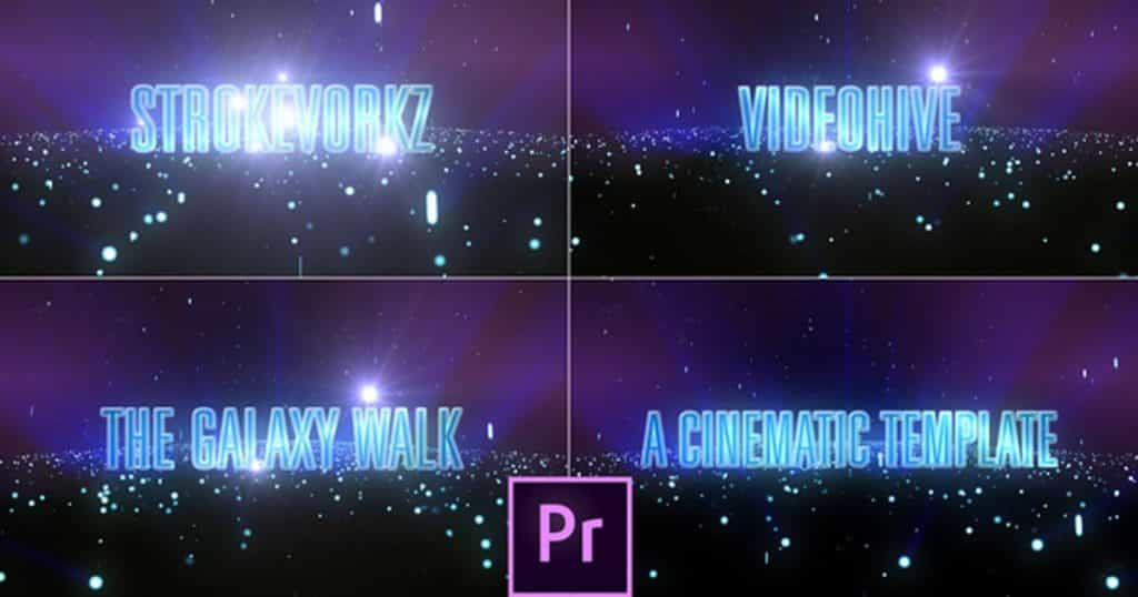 The Galaxy Walk—-Cinematic Text Template