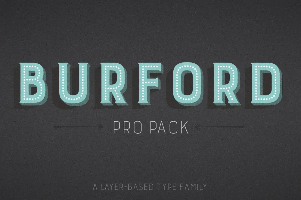 Burford Pro Font Family