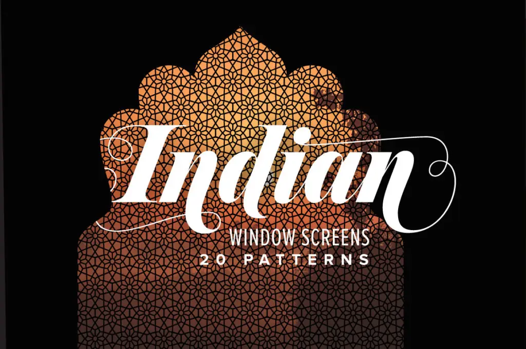 Indian Window Screen Patterns