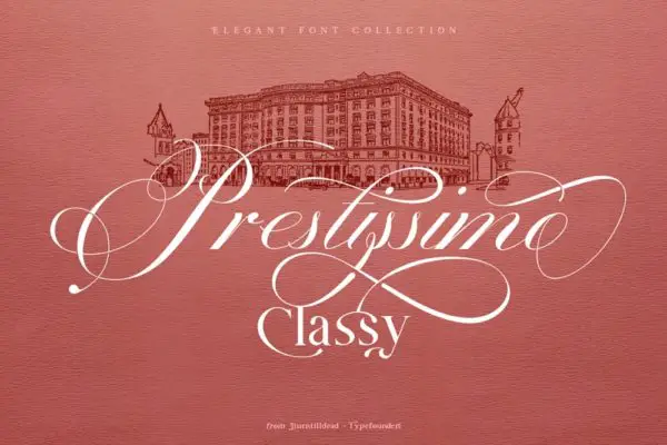 Prestissimo Classy — Elegant Font Combination