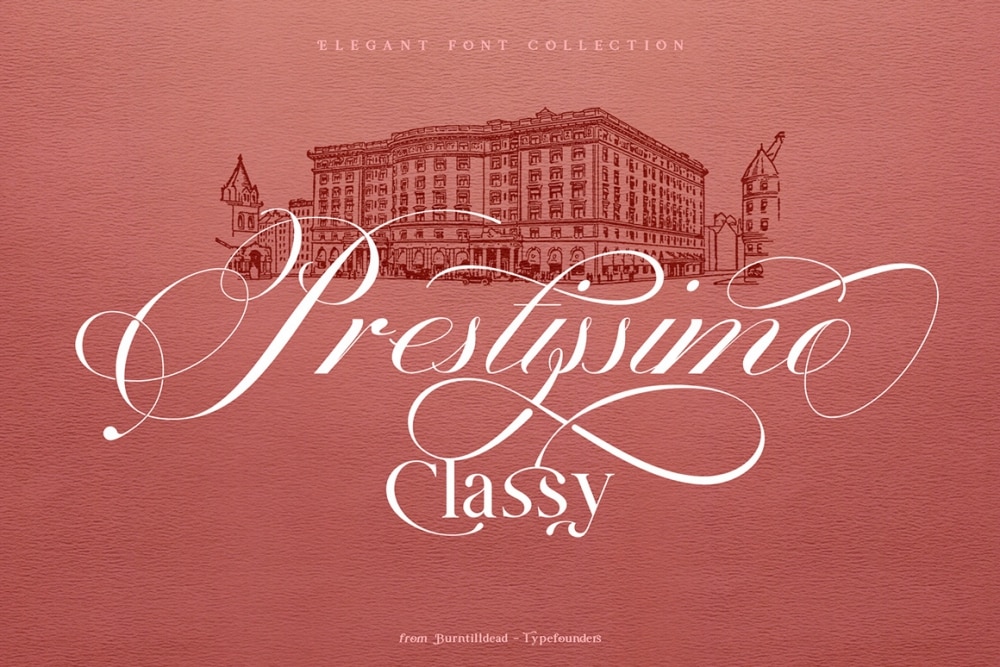 Prestissimo Classy – Elegant Font Combination