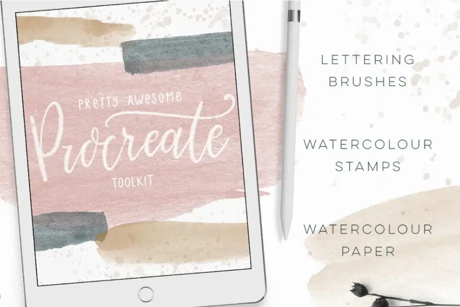 Procreate Brushes Water Color Kit