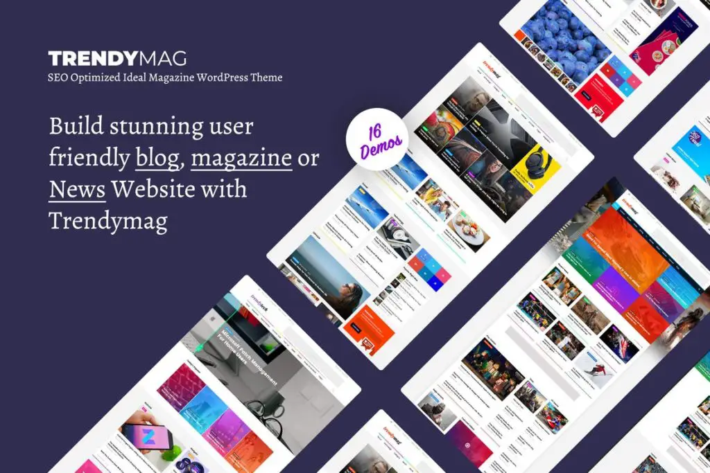 TrendyMag - WordPress News Magazine & Blog Theme