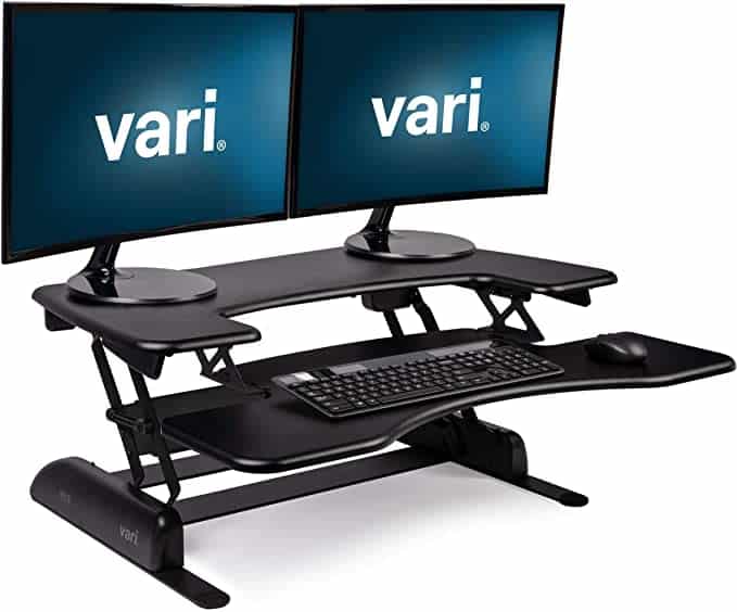 VariDesk Pro Plus 36 by Vari – Dual Monitor Standing Desk Converter