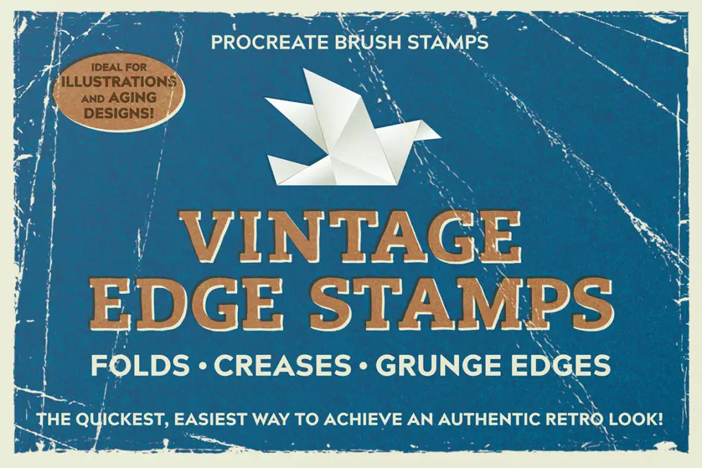 Vintage Edge Stamp Brushes – Procreate