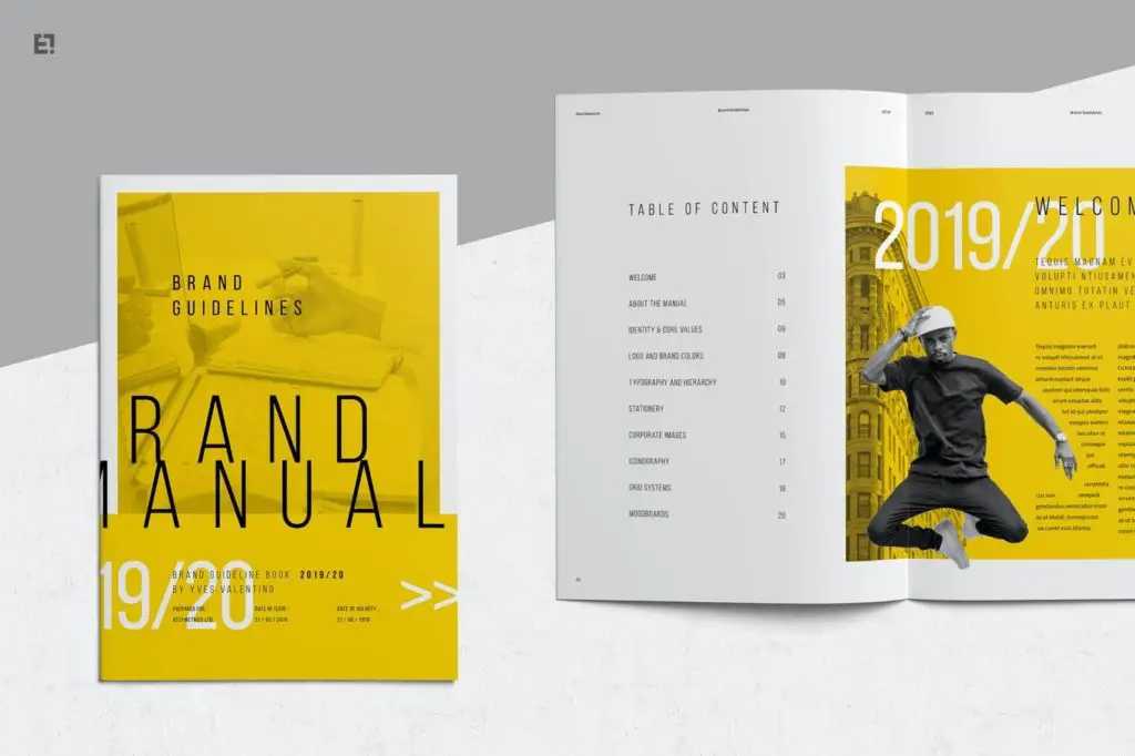 Brand Manual and Guidelines Template