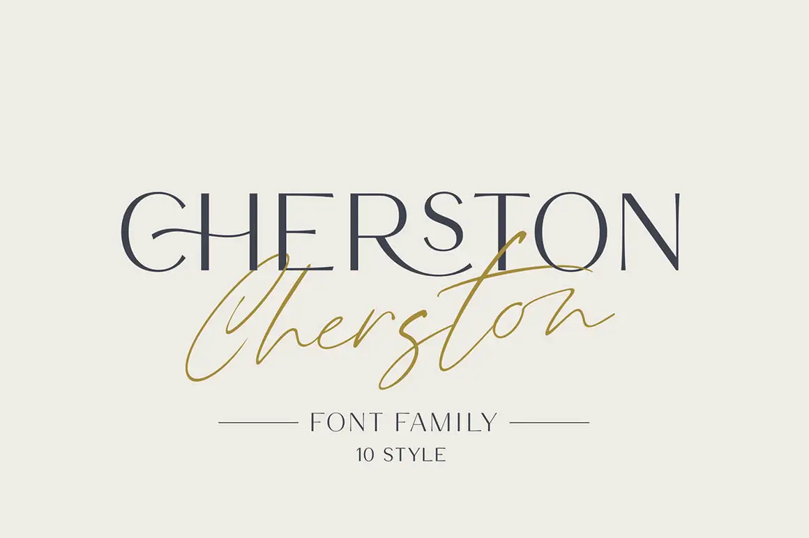 Cherston Wedding Invitation Font - Elegant Wedding Invitation Fonts
